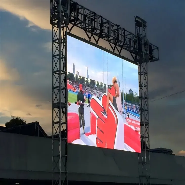 LED obrazovky s vysokým jasom pre udalosti